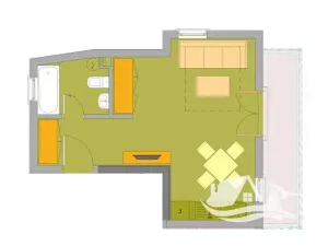 Prodej bytu 1+kk, Bjala, Bulharsko, 42 m2