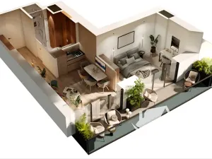 Prodej bytu 2+kk, Batumi (ბათუმი), Gruzie, 44 m2