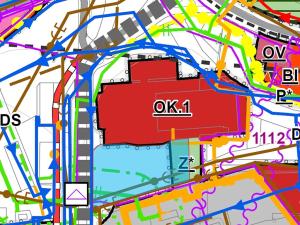 Pronájem komerčního pozemku, Zlín, Nábřeží, 4500 m2