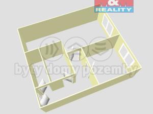 Prodej bytu 2+kk, Most, F. L. Čelakovského, 40 m2