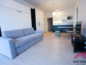Pronájem bytu 1+kk, Praha - Karlín, U Mlýnského kanálu, 36 m2