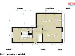 Prodej bytu 2+1, Plzeň - Lobzy, Sousedská, 58 m2