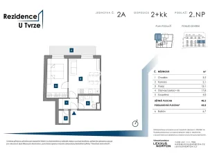 Prodej ubytování, Praha - Malešice, U tvrze, 42 m2