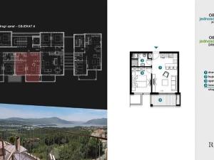 Prodej bytu 2+kk, Кавач, Černá Hora, 33 m2