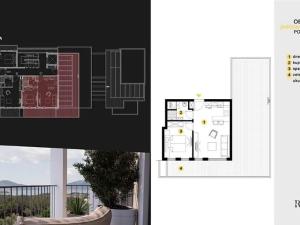 Prodej bytu 2+kk, Кавач, Černá Hora, 33 m2