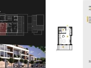 Prodej bytu 2+kk, Кавач, Černá Hora, 33 m2