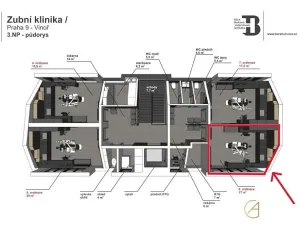 Pronájem ordinace, Praha - Vinoř, Mladoboleslavská, 17 m2