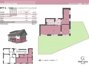 Prodej bytu 3+kk, Černá v Pošumaví, 49 m2