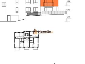 Pronájem bytu 2+kk, Praha - Modřany, Kolmanova, 59 m2