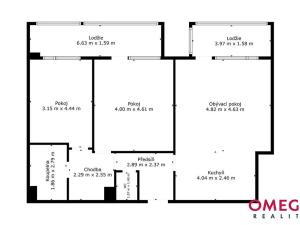 Prodej bytu 3+kk, Praha - Zličín, Věstonická, 96 m2