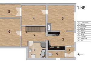 Prodej rodinného domu, Voděrady, 140 m2