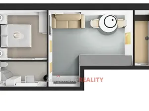 Pronájem bytu 2+kk, Znojmo, Koukalova, 40 m2