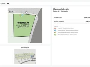 Prodej pozemku pro bydlení, Praha - Kolovraty, Měsíčková, 360 m2