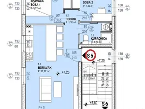 Prodej bytu 3+1, Povljana, Chorvatsko, 67 m2