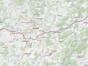 Prodej lesa, Spálené Poříčí, 2967 m2