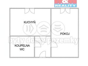 Pronájem bytu 1+1, Pardubice - Bílé Předměstí, Na Okrouhlíku, 30 m2