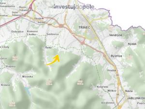 Prodej louky, Třinec - Guty, 1082 m2