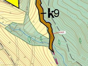 Dražba lesa, Kyje, 580 m2