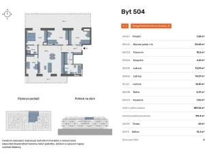 Prodej bytu 5+kk, Praha - Hostavice, Českobrodská, 153 m2