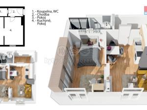 Prodej bytu 2+kk, Praha - Libeň, Chlumčanského, 36 m2