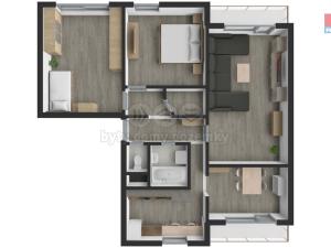 Prodej bytu 3+1, České Budějovice, Prachatická, 79 m2