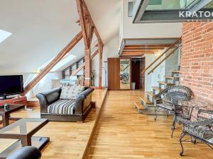 Pronájem bytu 3+kk, Praha - Smíchov, Hořejší nábřeží, 116 m2