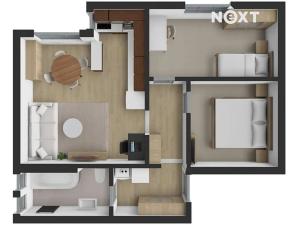 Prodej bytu 3+kk, Dalovice, Borská, 49 m2