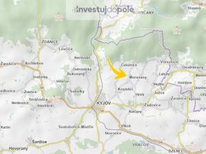 Prodej pole, Moravany, 3814 m2
