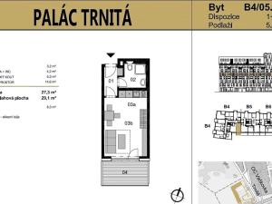 Pronájem bytu 1+kk, Brno, Placzkova, 29 m2
