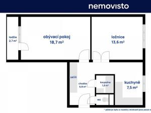 Prodej bytu 2+1, Ostrava, Zednická, 51 m2