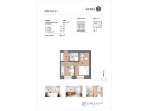 Pronájem bytu 1+1, Brno, Anenská, 26 m2