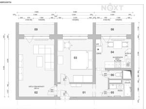 Pronájem bytu 2+1, Uherský Brod, Tkalcovská, 60 m2