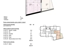 Prodej bytu 3+kk, Brno, Kalová, 86 m2