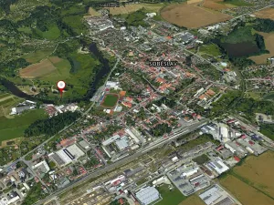 Prodej podílu komerčního pozemku, Soběslav, 1669 m2
