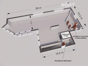 Pronájem obchodního prostoru, Hradec Králové, Víta Nejedlého, 300 m2