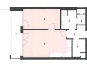Pronájem bytu 2+kk, Praha - Hloubětín, Poděbradská, 52 m2