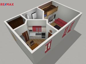 Prodej bytu 1+1, Frýdek-Místek - Místek, Hálkova, 43 m2