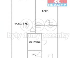Prodej bytu 2+kk, Most, Jiřího Wolkera, 40 m2