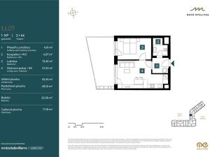 Prodej bytu 2+kk, Brno, Nad Pisárkami, 71 m2
