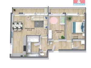 Prodej bytu 3+kk, Praha - Nusle, 74 m2