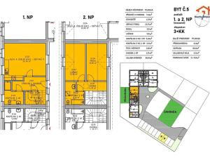 Prodej bytu 3+kk, Jílovice, 81 m2