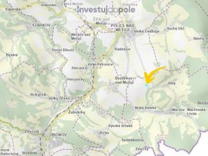 Prodej louky, Machov - Nízká Srbská, 9399 m2