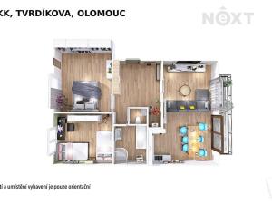 Prodej bytu 3+kk, Olomouc, Tvrdíkova, 77 m2