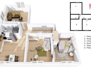 Prodej bytu 3+1, Batňovice, 81 m2