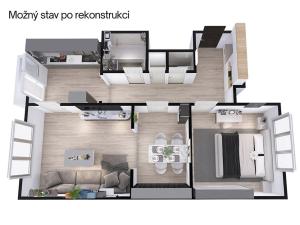 Prodej bytu 3+1, Praha - Bubeneč, Rooseveltova, 81 m2