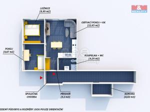Pronájem rodinného domu, Obecnice, 49 m2