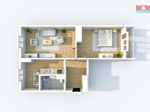 Prodej bytu 2+1, Ústí nad Labem - Neštěmice, Opletalova, 62 m2