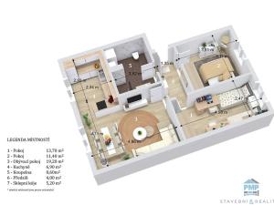 Prodej bytu 3+1, Velké Opatovice, Nová, 69 m2