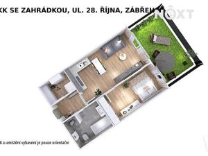 Pronájem bytu 2+kk, Zábřeh, 28. října, 45 m2