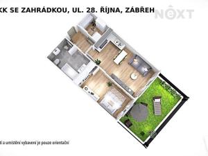Pronájem bytu 2+kk, Zábřeh, 28. října, 45 m2